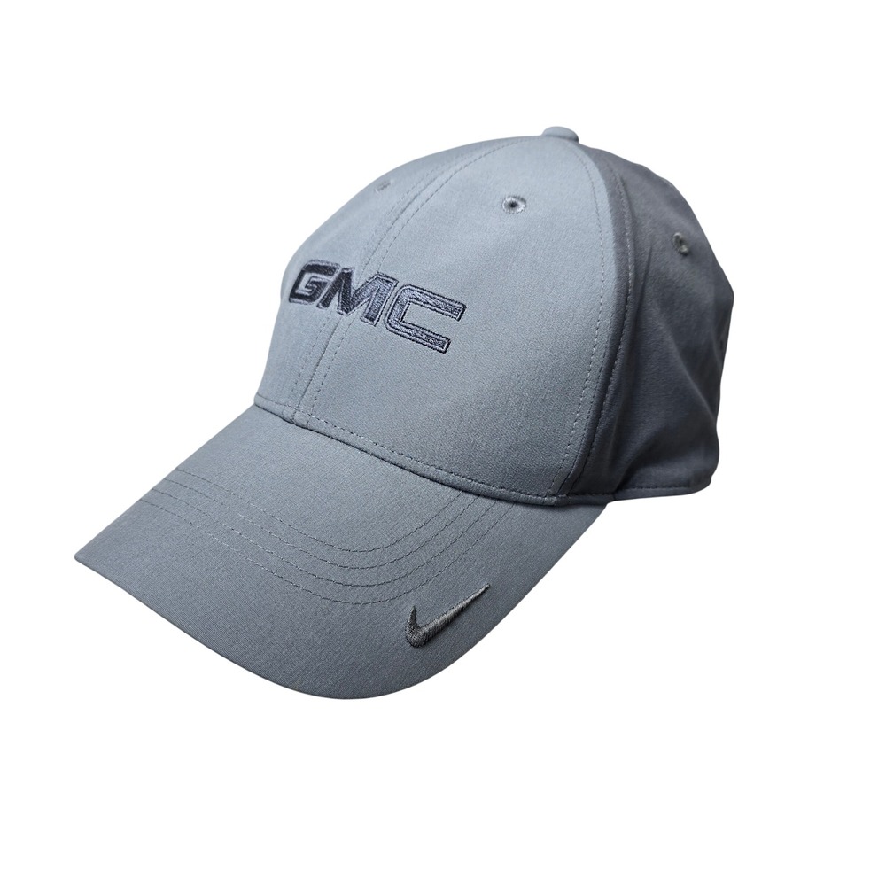 Nike Legacy91 GMC Hat Mens OSFM Gray Dri-FIT Adjustable Baseball‎ Cap Logo